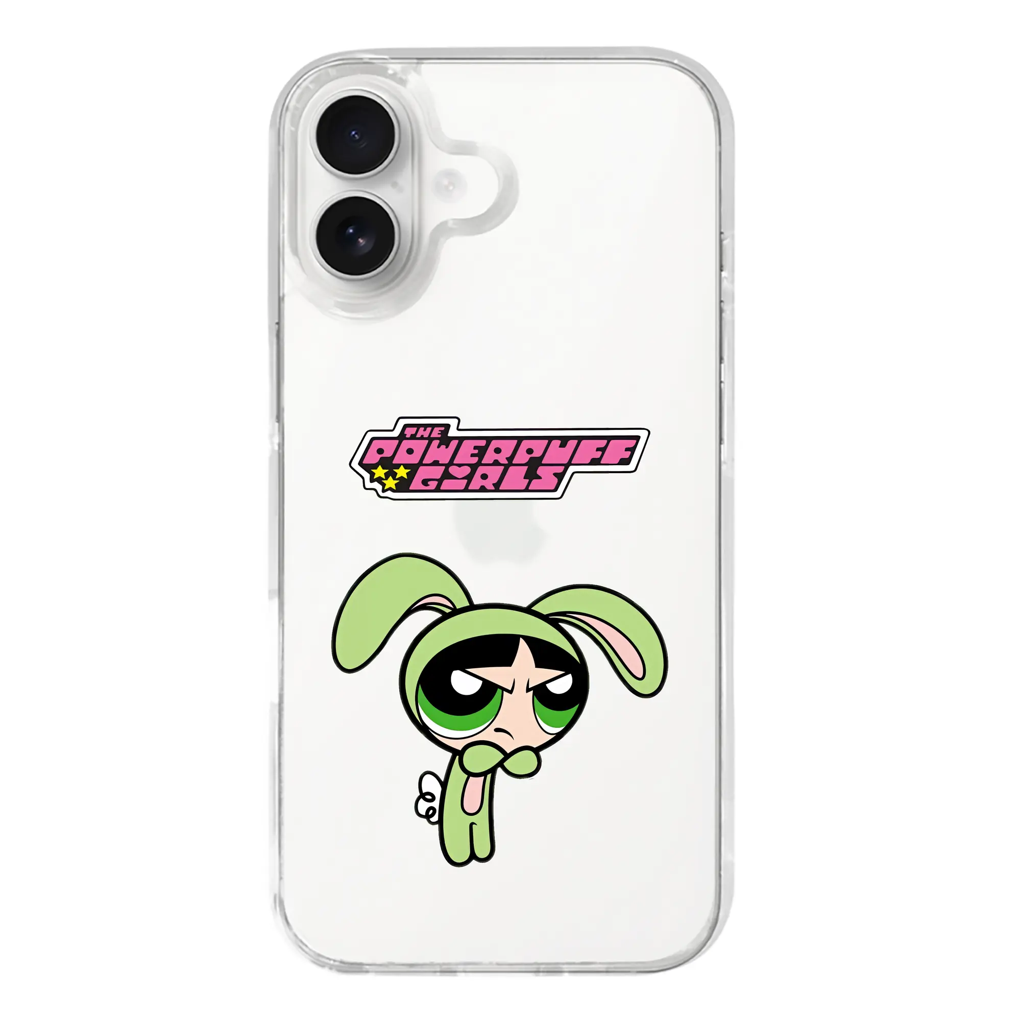 パワパフガールズ グッズ バターカップ - iPhone 17シリーズ 透明スマホケース – 薄型・耐衝撃・精密フィット保護カバー